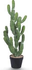 Artificial Cactus Plant 32 Inch Faux Desert Cacti Fake Cactus Potted Plant