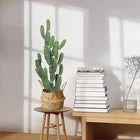 Artificial Cactus Plant 32 Inch Faux Desert Cacti Fake Cactus Potted Plant